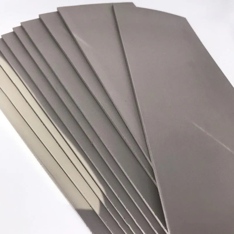Black and grey plastic photosensitive pad for seal making, 330mm by 110mm.
