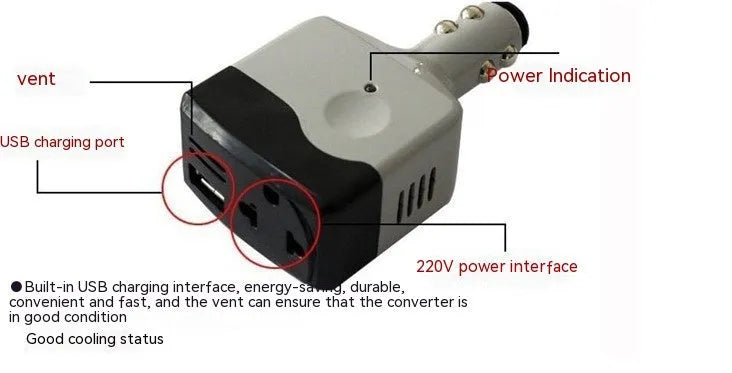 011C model car USB charger adapter for cigarette lighter socket to USB power conversion