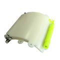 White luminous submersible writing board with pencil and spare O-ring for underwater communication