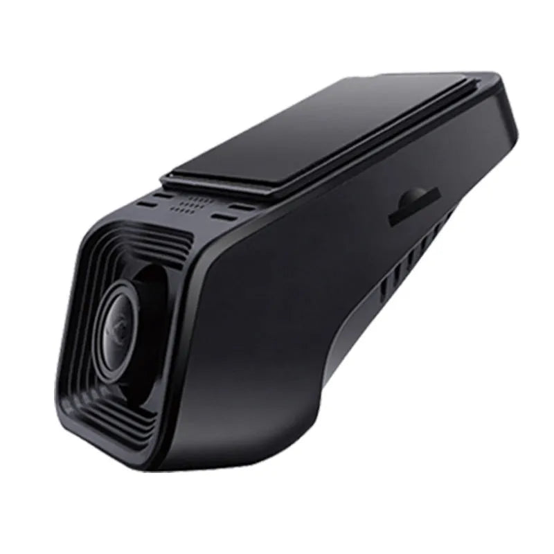 V4 ACC specification HD night vision driving recorder with 1080p camera and mobile app connectivity