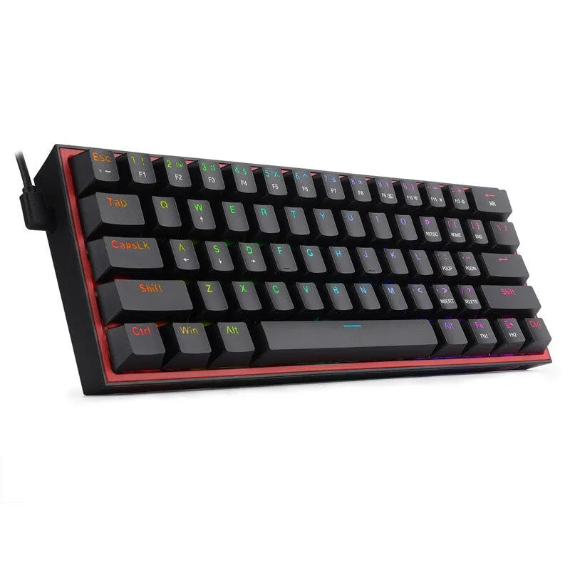 White pink RGB mechanical keyboard with dual keycaps and multimedia function keys