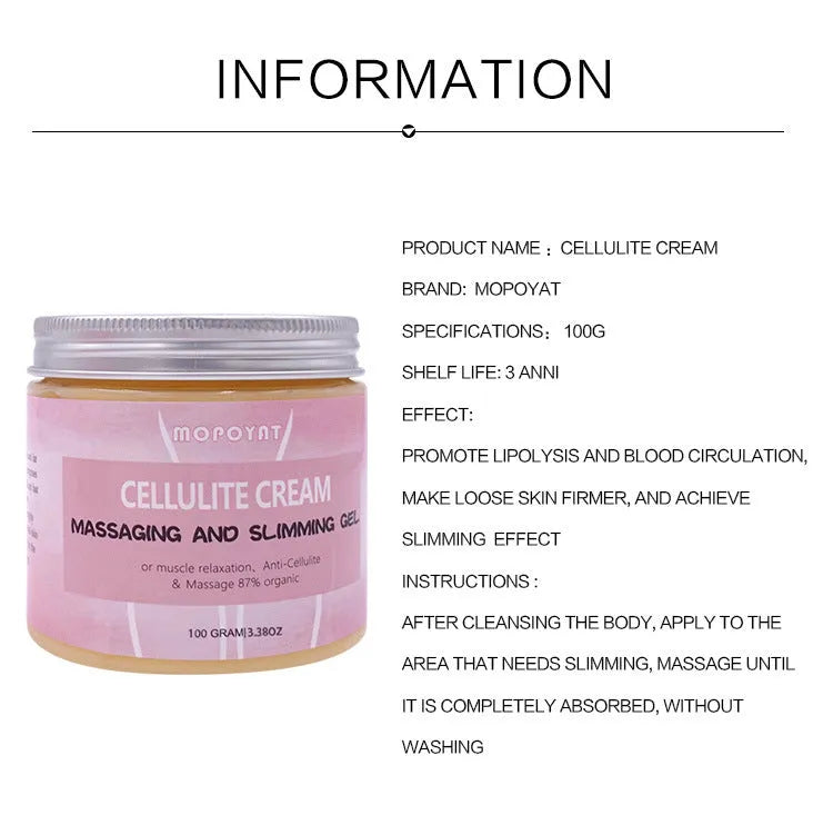 Turmeric cream 100g bottle for ladies, universal skin type slimming oil cream body care product