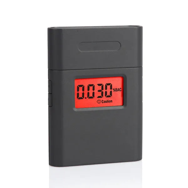 Black AT-838 professional breath alcohol detector for checking drivers.