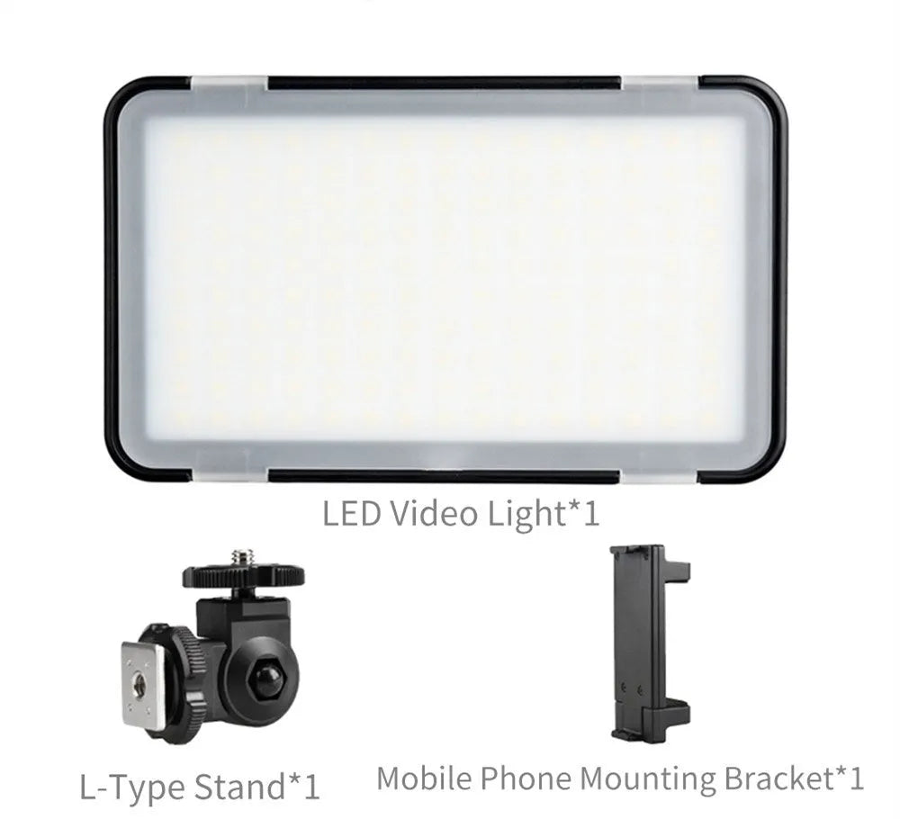 Shenniu M150 ultra-thin LED video light with 150 beads and dual colour temperature for mobile and camera