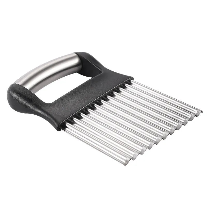 Stainless steel potato wave knife kitchen tool for decorative vegetable cutting