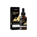 30ml glass bottle of vitamin D3 and K2 dietary supplement drops with a black dropper.