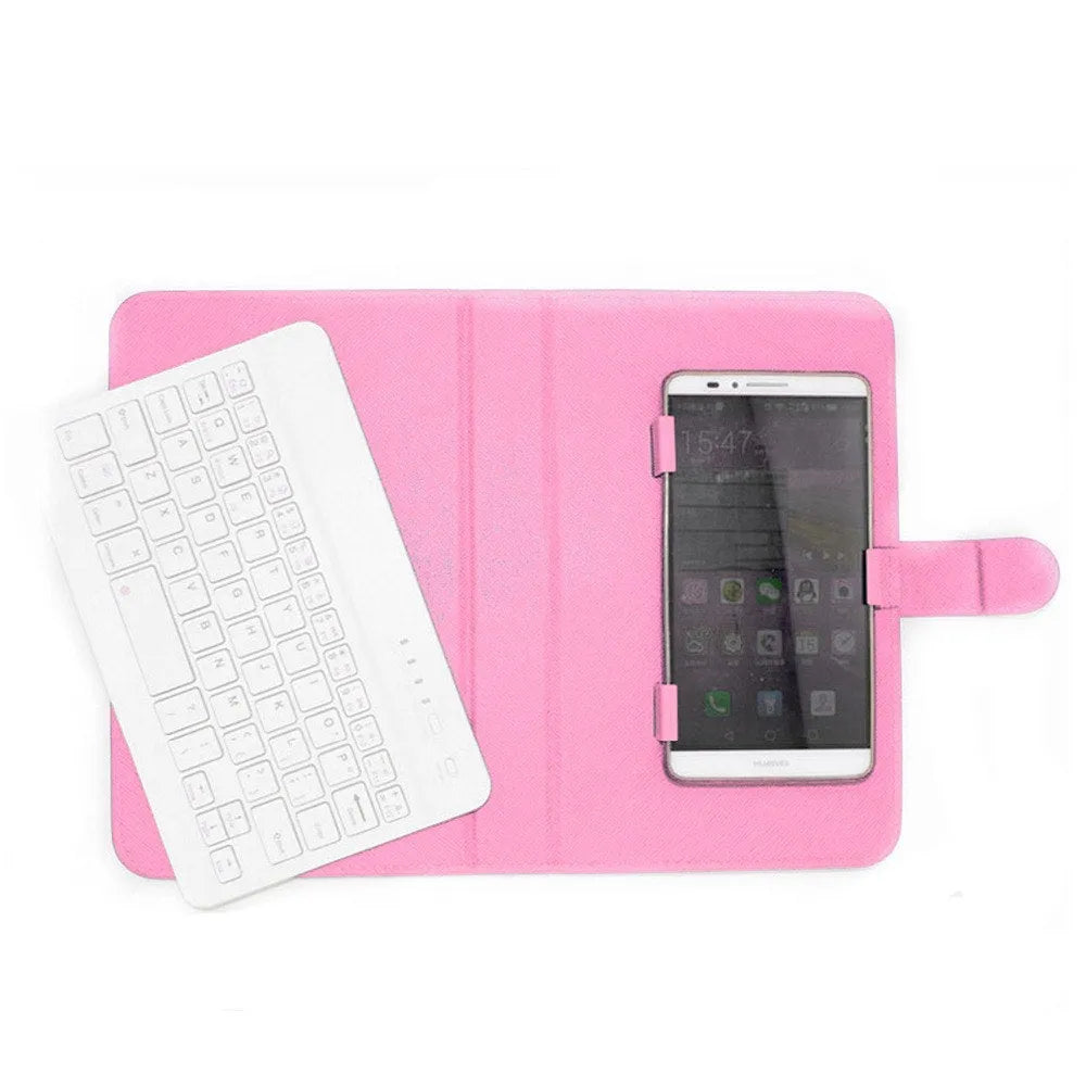 Bluetooth wireless keyboard protective case for tablets and mobile phones with 7-inch keyboard in multiple colours