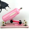 Bobb women's automatic telescopic thrusting sex toy in purple PVC