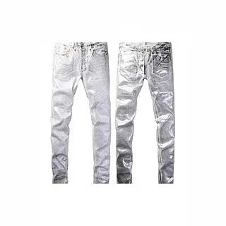Men's black slim fit skinny jeans with straight leg pencil pants style and button fly