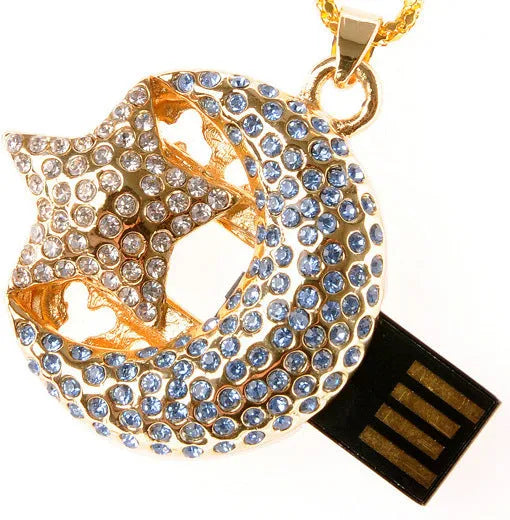 Creative U Disk metal USB flash drive for data storage.