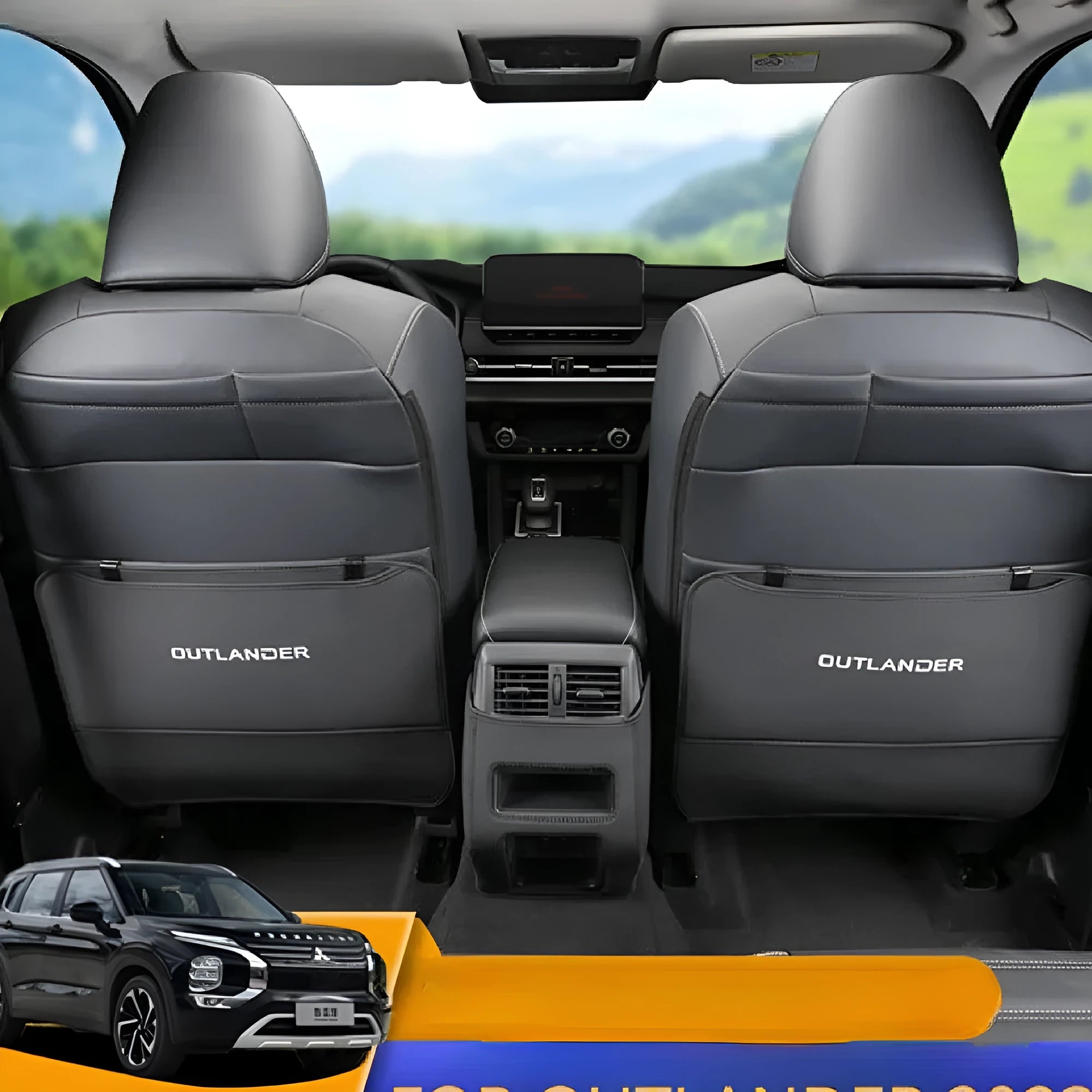 2023 Outlander leather seat anti-kick protection pad set of three pieces