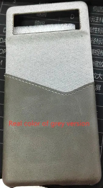 Leather Google Pixel mobile phone case in solid colour with back cover design