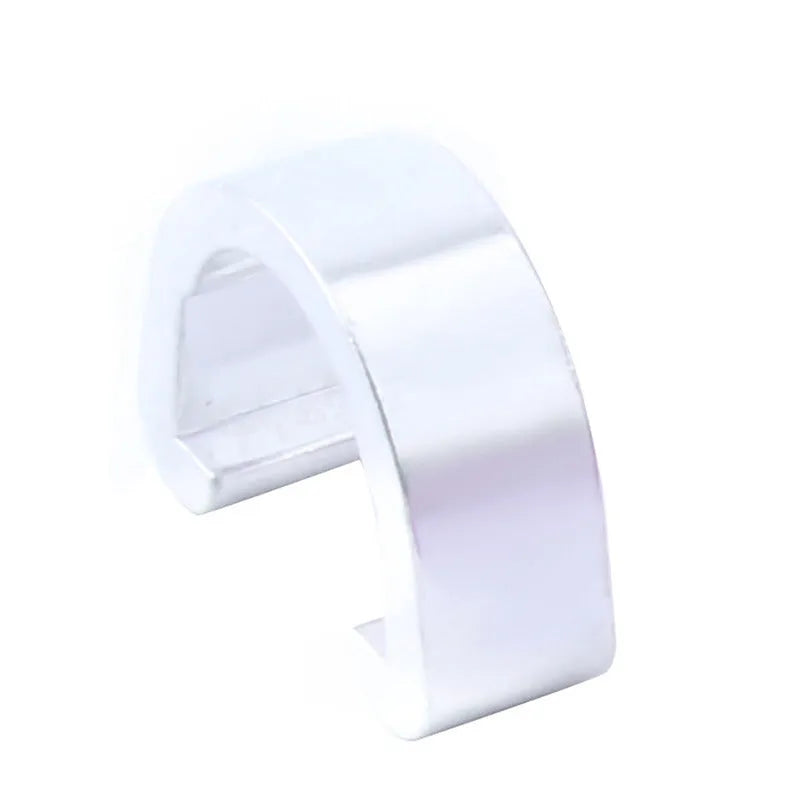 Aluminum alloy C buckle hardware in multiple colours with 10.2mm x 13mm x 5mm dimensions