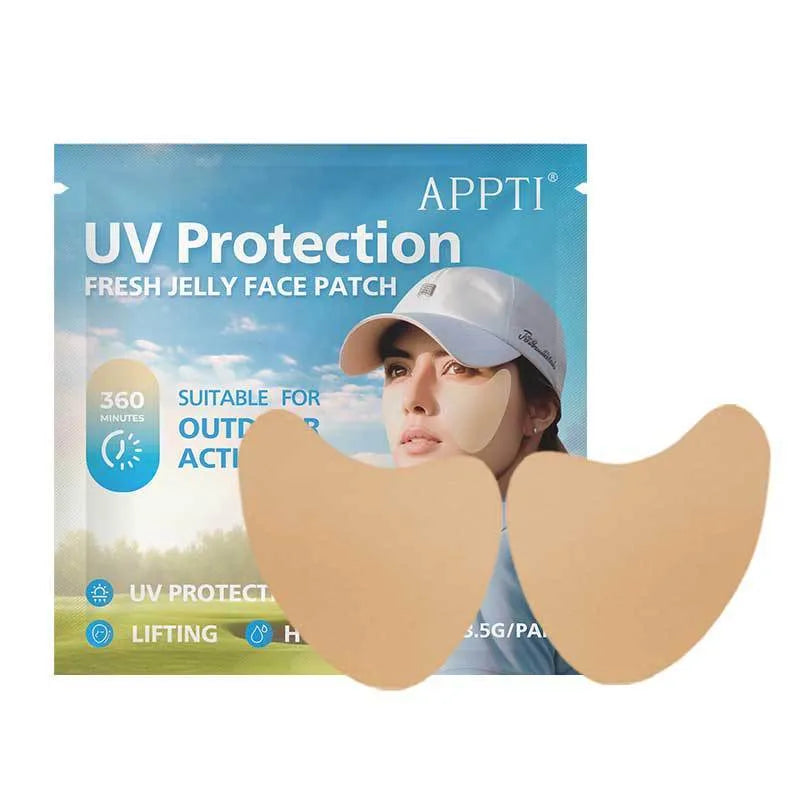 Pack of disposable UV-protection fabric eyes masks for outdoor sports like running and cycling.