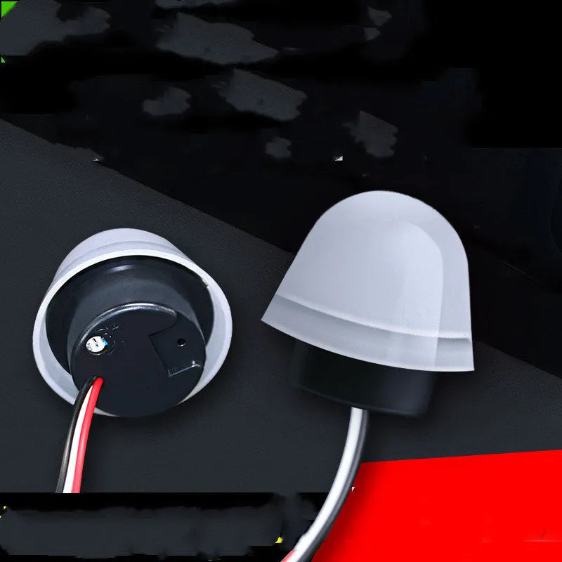 AS-20 series white automatic induction street lamp with 3-5 metre sensor range for 220V outdoor use