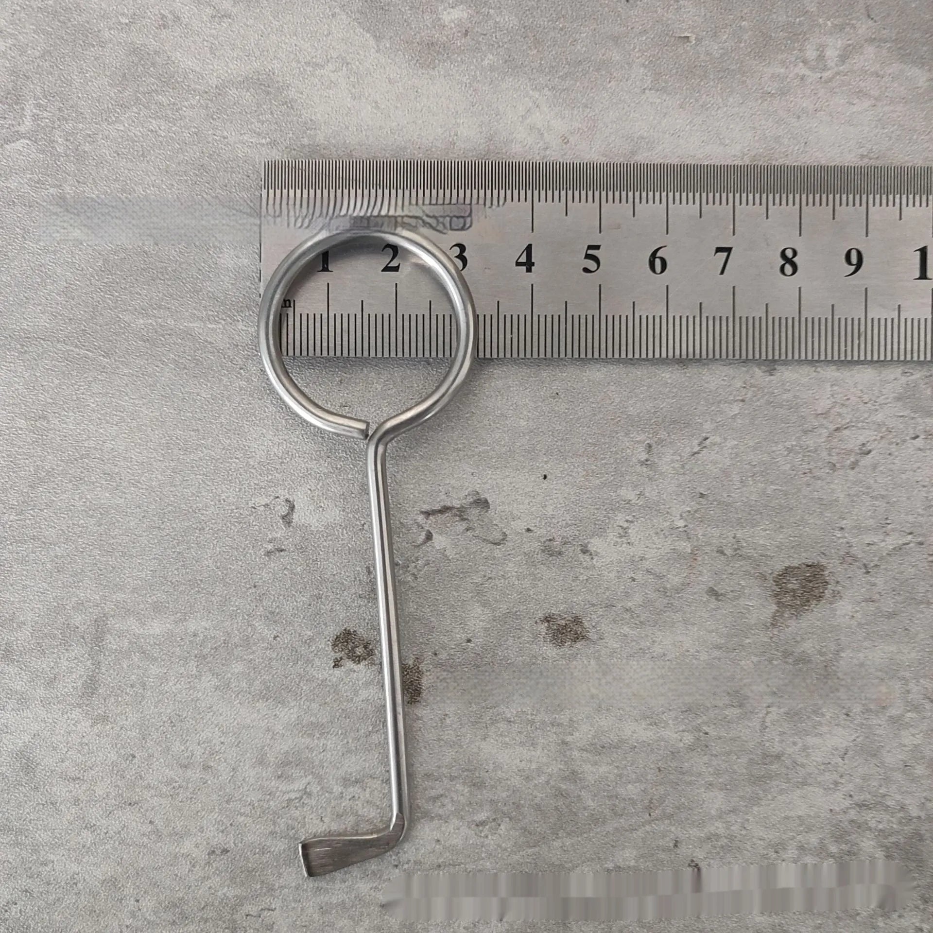 Two alloy wrench tools from portable maintenance set on plain background