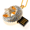 Creative U Disk metal USB flash drive for data storage.
