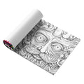 Acid tour coloured painting book, 200mm length compact paper sketchpad