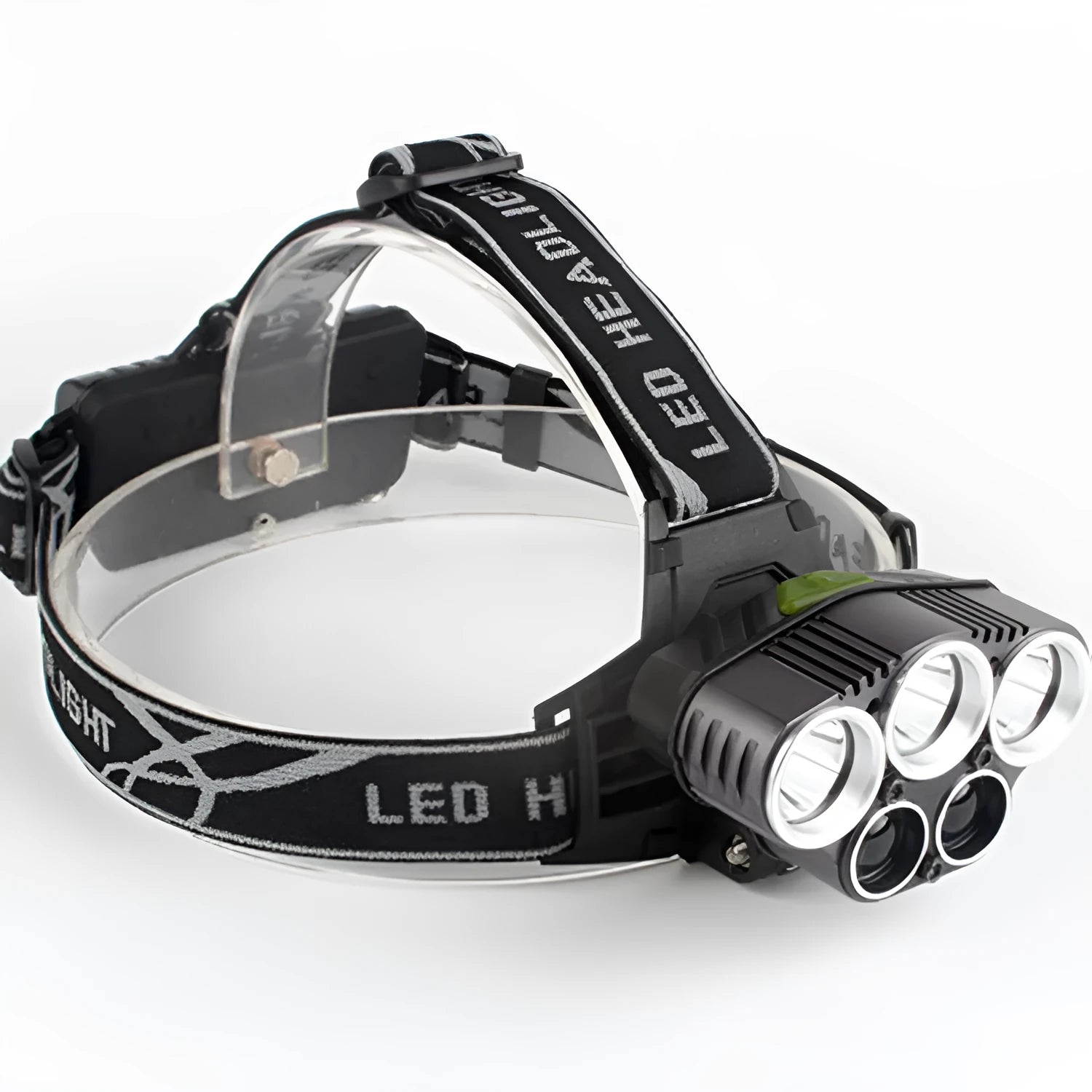 Fixed focus LED head torch for outdoor camping with waterproof design