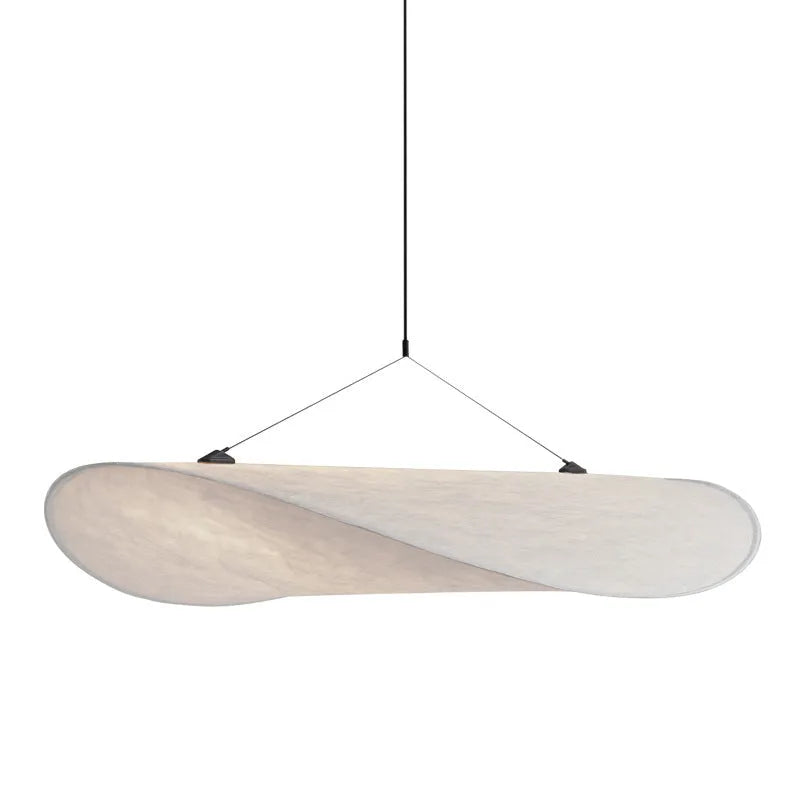 Art silk bedroom chandelier light fitting in one of four diameter sizes with soft fabric shade