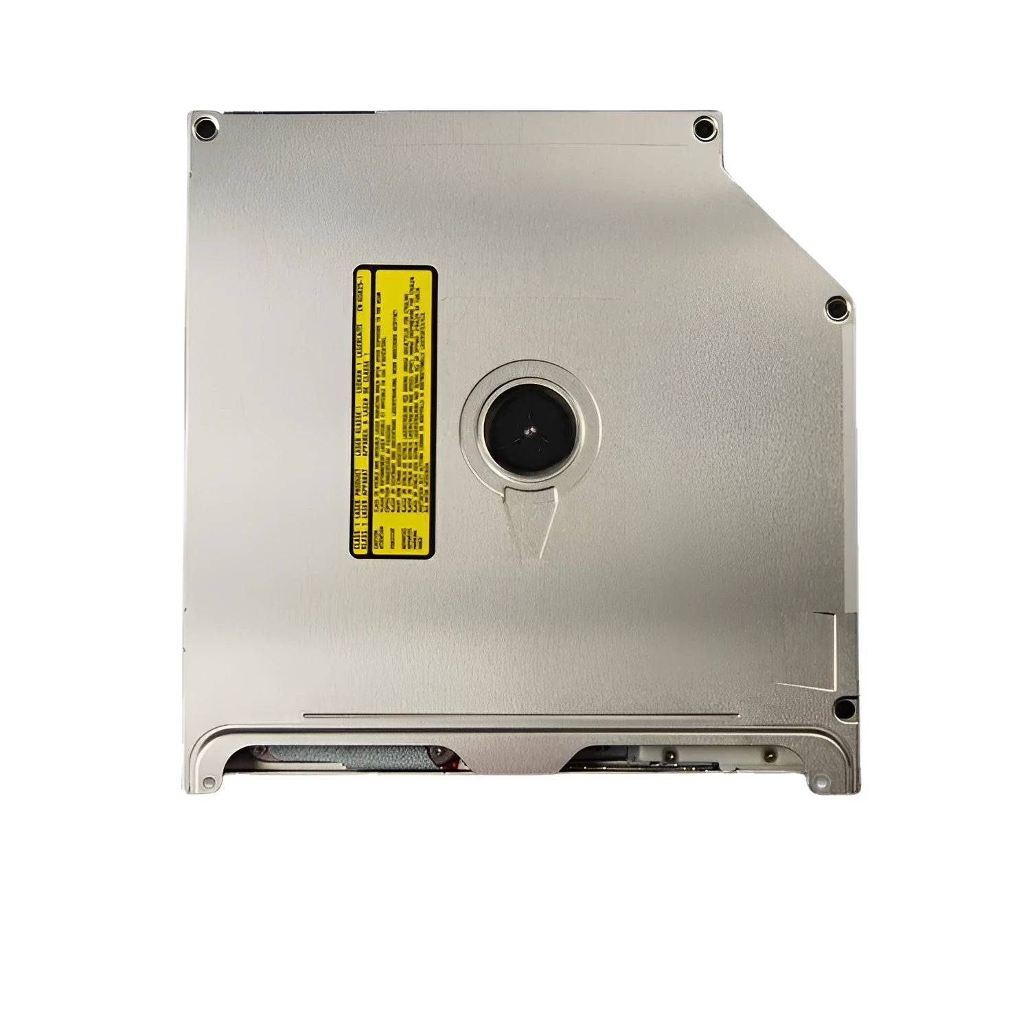 Silver MacBook Pro 13 optical disc drive replacement module with SATA connector