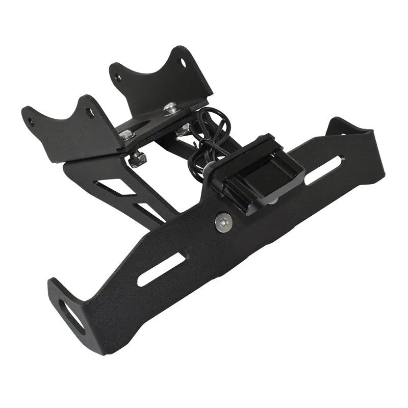 Black aluminium alloy short tail licence plate bracket for Honda motorcycles