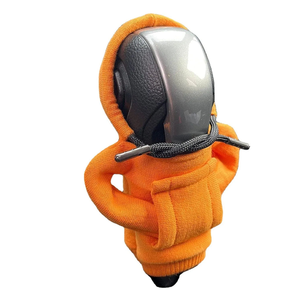 Cloth car gear shift knob hoodie cover in multiple colours for manual and automatic vehicles