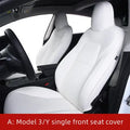 Tesla Model 3 and Y dedicated PVC/Chloroprene car seat cover package in black or white