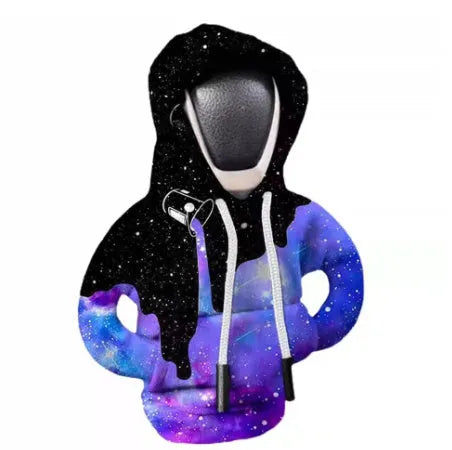 Cloth car gear shift knob hoodie cover in multiple colours for manual and automatic vehicles