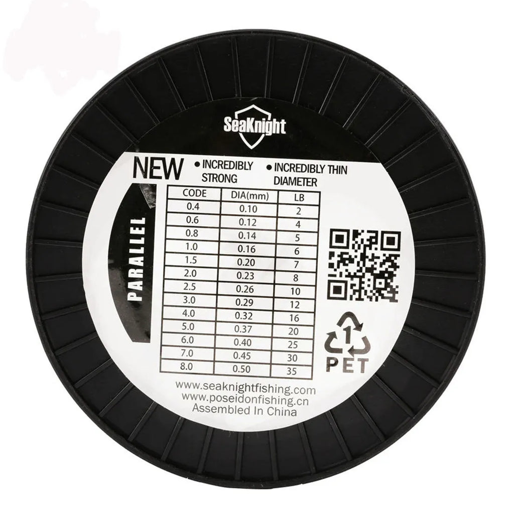 Spool of Seaknight1000 M nylon monofilament fishing line in multiple colour options