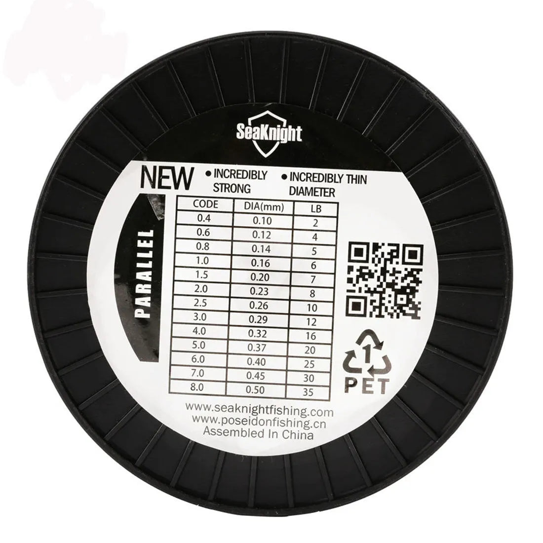 Spool of Seaknight1000 M nylon monofilament fishing line in multiple colour options