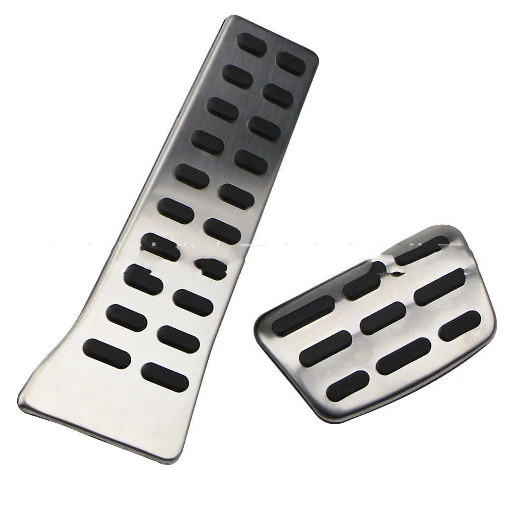 Stainless steel car accelerator pedal kit for Hyundai vehicles with automatic or manual transmission options