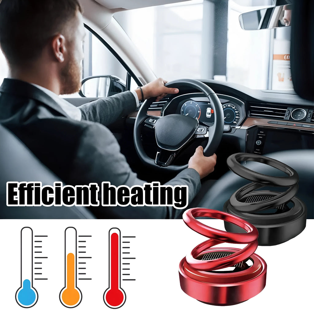 Portable miniature car radiator with 5.1x6cm dimensions in black or red colour with fragrance compartment