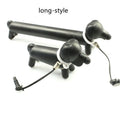 Black puppy-shaped touch screen stylus with extendable design and phone stand functionality