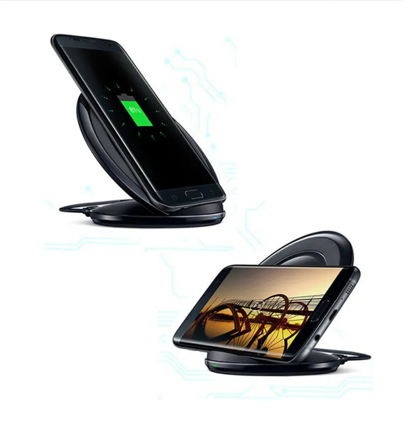 Qi wireless charging pad for Samsung Galaxy Note Edge with USB port and LED indicator