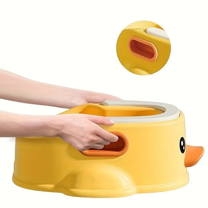 Duck-shaped PVC bathtub for washing dogs and cats in blue, pink or yellow colours