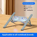 Aluminium alloy portable folding laptop stand with twin cooling fans
