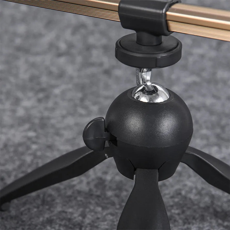 Aluminium alloy ice fishing tripod bracket for small rod support