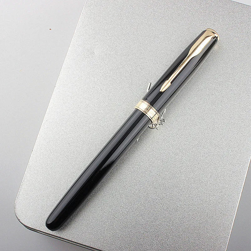 Stainless steel ballpoint pen with 0.5mm tip in multiple colour options for business and student writing