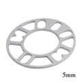 Automotive wheel hub widening gasket set for brake caliper clearance with thickness options