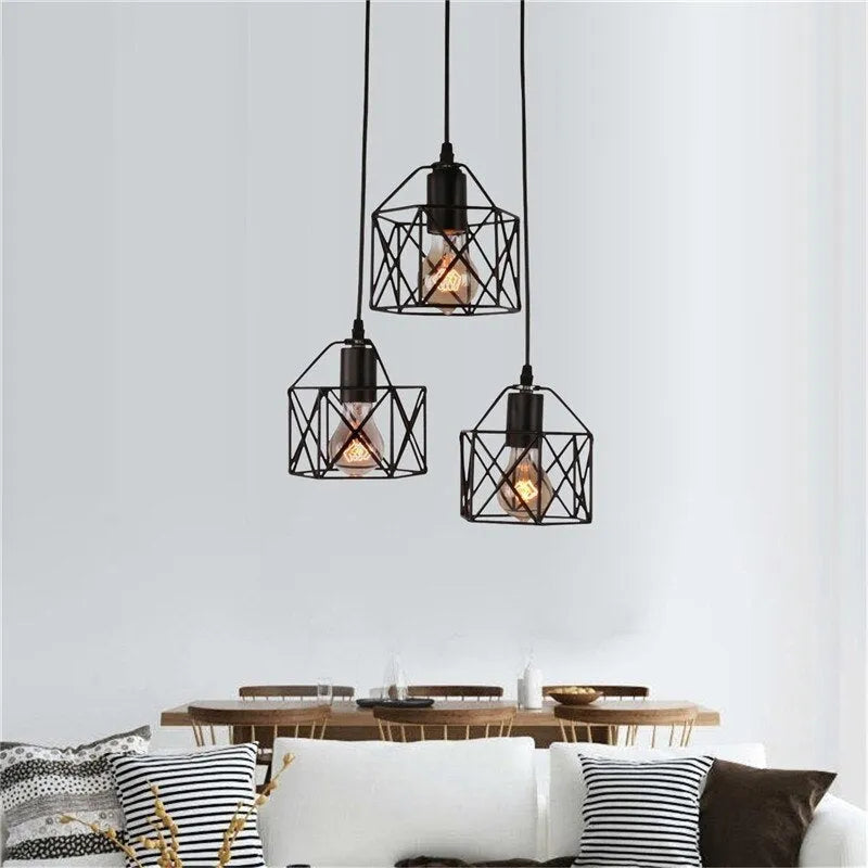 Country style decorative wall light with iron shade, measuring 150mm by 140mm