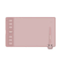 Hua Wang H641P black drawing tablet with PW110 digital pen on workspace