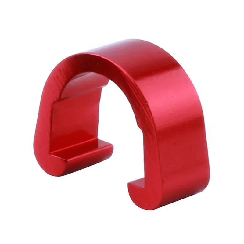 Aluminum alloy C buckle hardware in multiple colours with 10.2mm x 13mm x 5mm dimensions