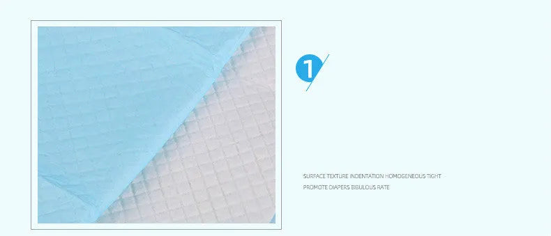 Teddy thickened pet diaper pad made from PE and non woven fabric, available in sizes XS to XL
