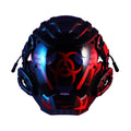 Black bioweapon tech prop mask full face helmet for costume and party use