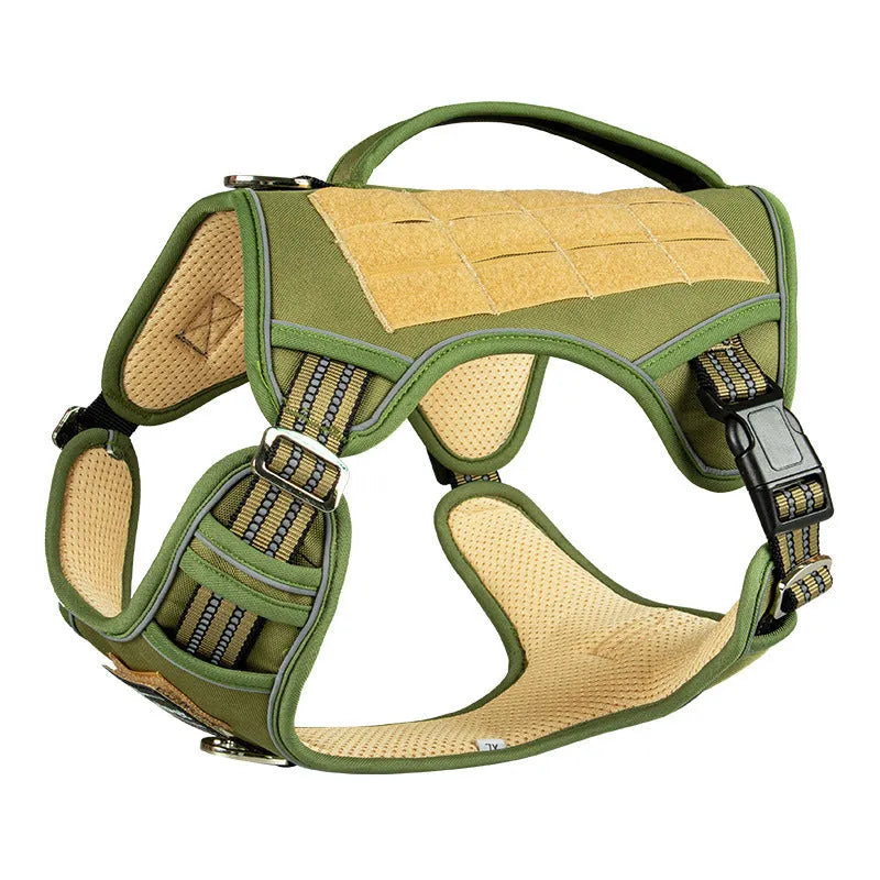 Tactical dog chest strap harness in Oxford cloth for working dogs