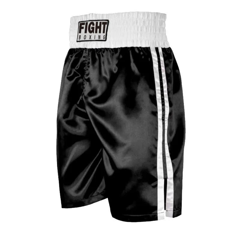 Boxing shorts with elasticated waistband available in multiple colour combinations including black and gold