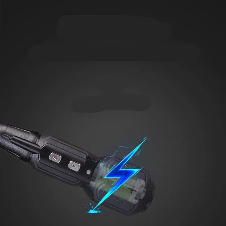 Alloy steel straight handle electric screwdriver with 36V lithium battery in black colour