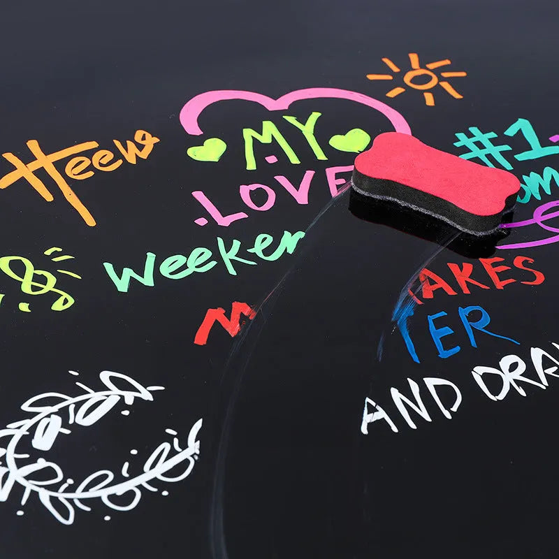 6mm electronic fluorescent plate highlighter with oblique pen shape in plastic shell, card-packed with multiple colour options