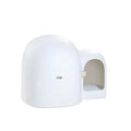 Fully enclosed oversized cat litter box in ABS plastic with dimensions 67.7×49×50cm